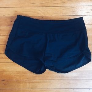 Lululemon Black Speed Shorts